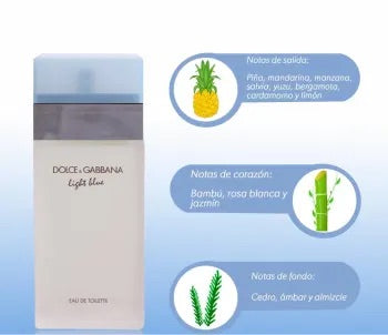 Fragancia Dolce & Gabbana Light Blue para Dama 100 ml